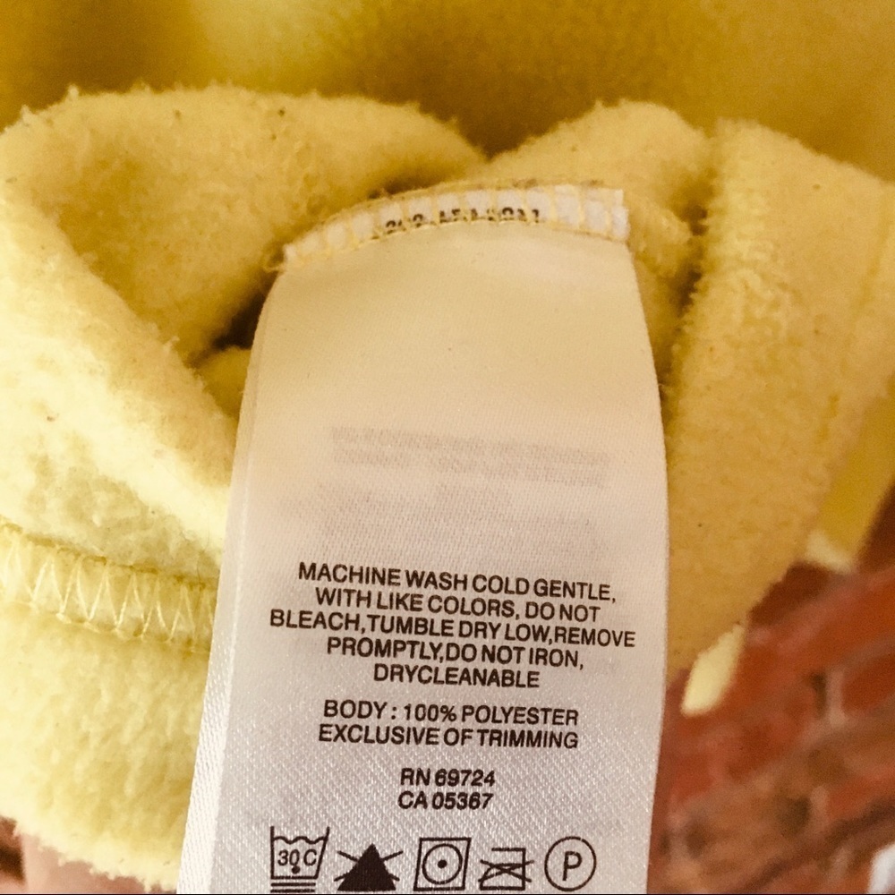 Columbia Yellow Green Fleece Zipper Vest - Picture 6 of 7